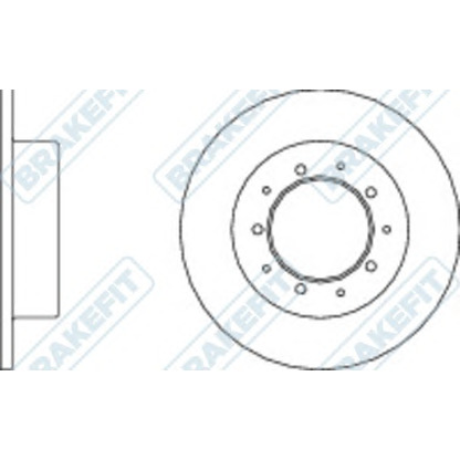 Zdjęcie Tarcza hamulcowa APEC braking DK6204