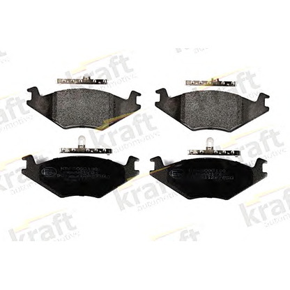 Photo Brake Pad Set, disc brake KRAFT AUTOMOTIVE 6000180