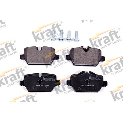 Photo Brake Pad Set, disc brake KRAFT AUTOMOTIVE 6012548