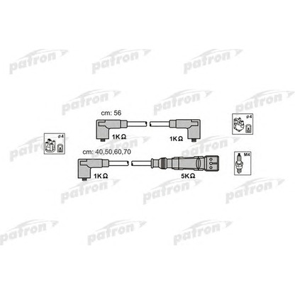 Photo Ignition Cable Kit PATRON PSCI1017