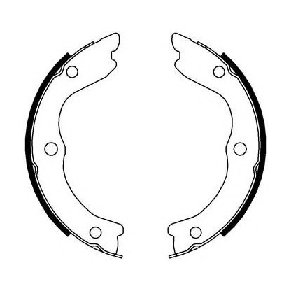 Photo Brake Shoe Set MOTAQUIP LVBS799