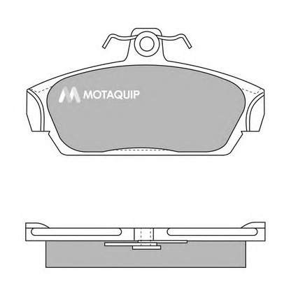 Фото Комплект тормозных колодок, дисковый тормоз MOTAQUIP LVXL564