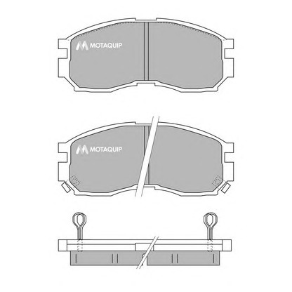 Foto Kit pastiglie freno, Freno a disco MOTAQUIP LVXL719