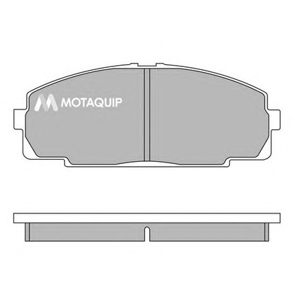 Photo Kit de plaquettes de frein, frein à disque MOTAQUIP LVXL857