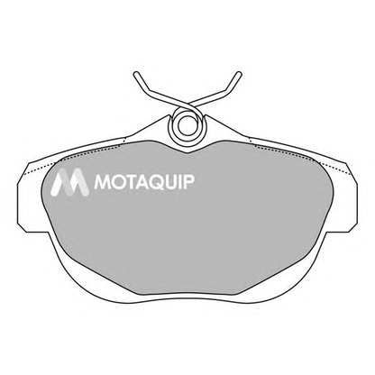 Photo Brake Pad Set, disc brake MOTAQUIP LVXL1349