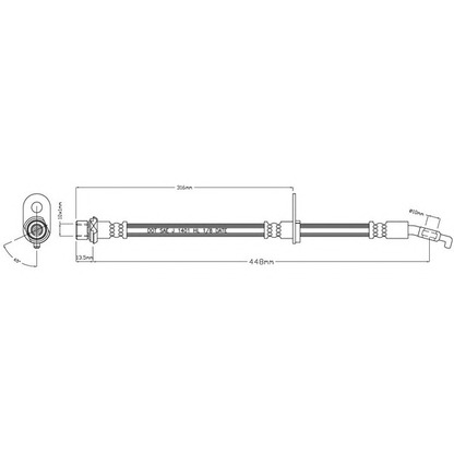 Foto Flessibile del freno MOTAQUIP VBJ185