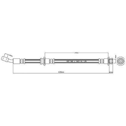 Photo Flexible de frein MOTAQUIP VBJ380