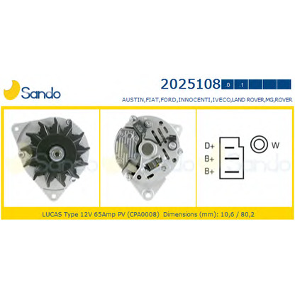 Foto Generator SANDO 20251080