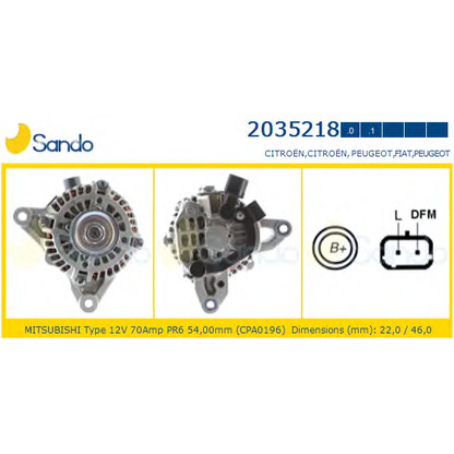 Foto Generator SANDO 20352180