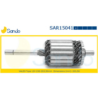Photo Armature, starter SANDO SAR150410