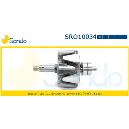 Photo Rotor, alternator SANDO SRO100340