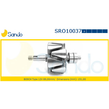 Photo Rotor, alternator SANDO SRO100370