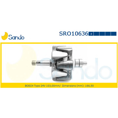 Foto Rotor, alternador SANDO SRO106360
