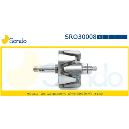 Foto Rotor, alternador SANDO SRO300080