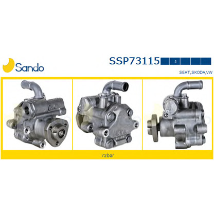 Zdjęcie Pompa hydrauliczna, układ kierowniczy SANDO SSP731151
