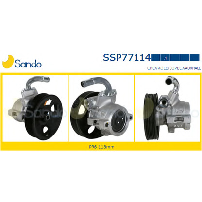 Photo Hydraulic Pump, steering system SANDO SSP771141