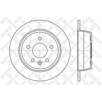 Foto Bremsscheibe STELLOX 60203333SX