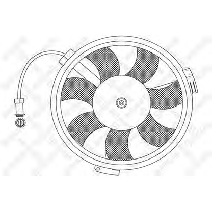 Photo Electric Motor, radiator fan STELLOX 2999013SX