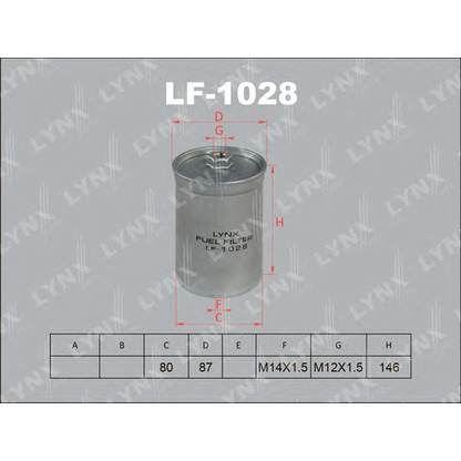 Foto Kraftstofffilter LYNXauto LF1028