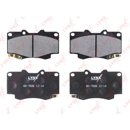 Photo Brake Pad Set, disc brake LYNXauto BD7606