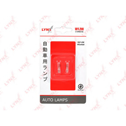 Фото Лампа накаливания, освещение щитка приборов; Лампа накаливания LYNXauto L1340202