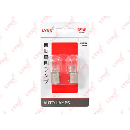 Фото Лампа накаливания, фонарь указателя поворота; Лампа накаливания, фонарь сигнала торможения LYNXauto L1452102