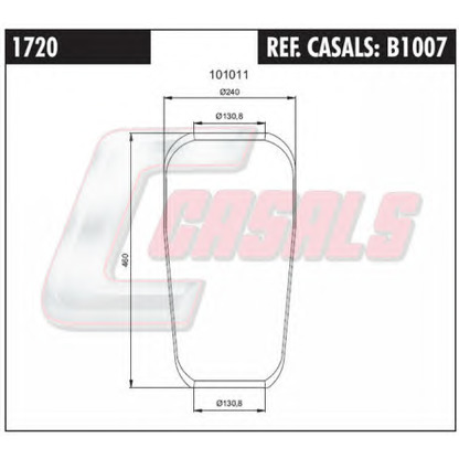 Foto Federbalg, Luftfederung CASALS B1007