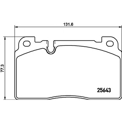 Photo Brake Pad Set, disc brake HELLA PAGID 8DB355021331