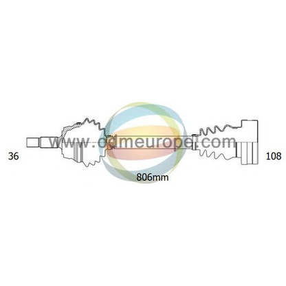 Foto Antriebswelle ODM-MULTIPARTS 18212340