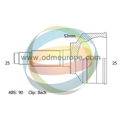 Photo Jeu de joints, arbre de transmission ODM-MULTIPARTS 12351618