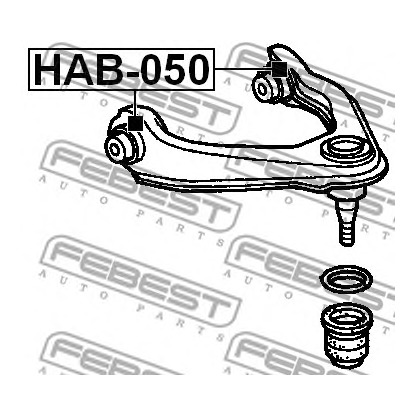 Photo Bras de liaison, suspension de roue FEBEST HAB050