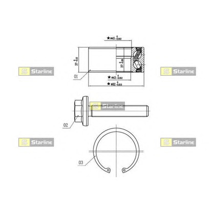 Photo Wheel Bearing Kit STARLINE LO01356
