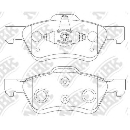Foto Juego de pastillas de freno NiBK PN0071