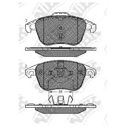 Foto Kit pastiglie freno, Freno a disco NiBK PN0398