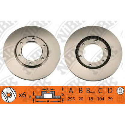 Photo Brake Disc NiBK RN1029