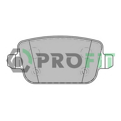 Photo Brake Pad Set, disc brake PROFIT 50001917