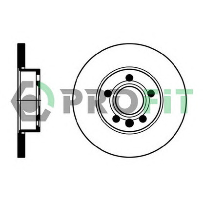 Zdjęcie Tarcza hamulcowa PROFIT 50101011