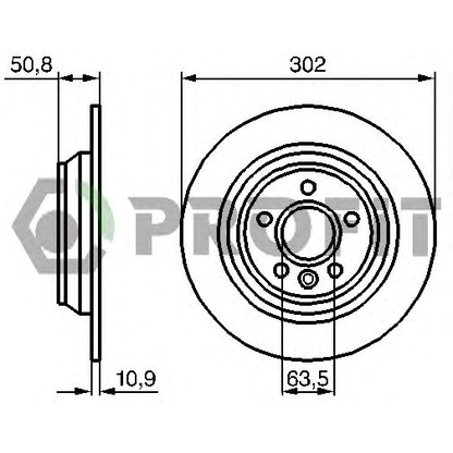 Photo Disque de frein PROFIT 50101616