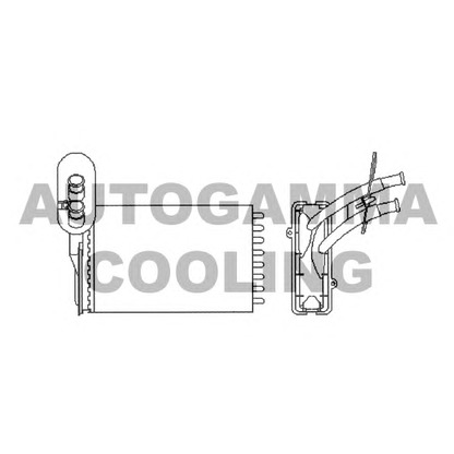 Photo Heat Exchanger, interior heating AUTOGAMMA 101776