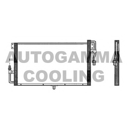 Photo Condenser, air conditioning AUTOGAMMA 102559