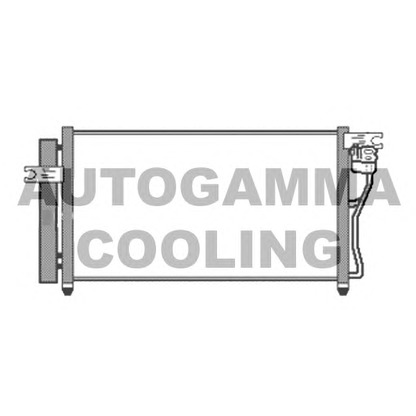 Photo Condenser, air conditioning AUTOGAMMA 105073