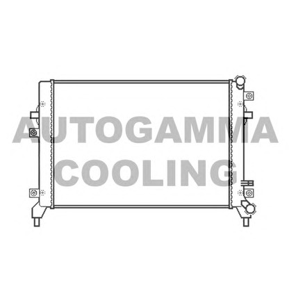Photo Low Temperature Cooler, intercooler AUTOGAMMA 105452