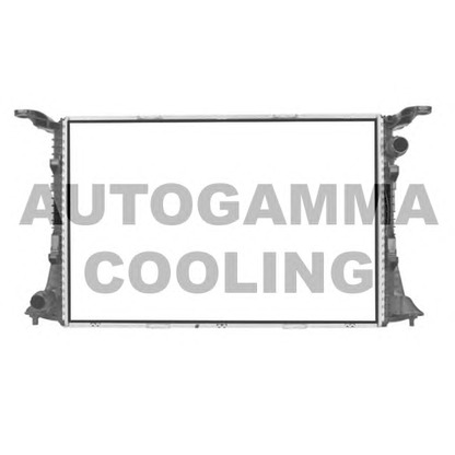 Photo Radiator, engine cooling AUTOGAMMA 107423