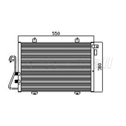 Photo Condenser, air conditioning PARTS-MALL PXNCX060Y