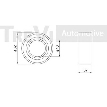 Photo Kit de roulements de roue TREVI AUTOMOTIVE WB1248