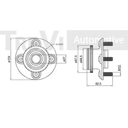 Foto Radlagersatz TREVI AUTOMOTIVE WB1416