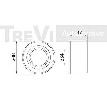 Photo Wheel Bearing Kit TREVI AUTOMOTIVE WB1514