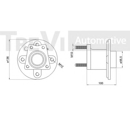 Photo Wheel Bearing Kit TREVI AUTOMOTIVE WB1530
