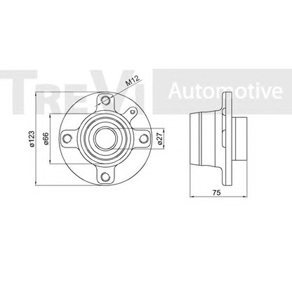 Photo Wheel Bearing Kit TREVI AUTOMOTIVE WB1688