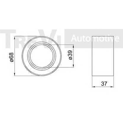 Photo Kit de roulements de roue TREVI AUTOMOTIVE WB1840